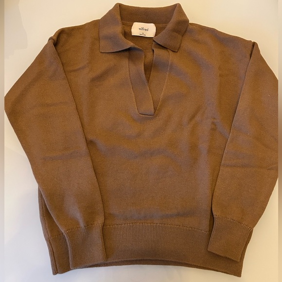 Wilfred Camel Knit Pullover - Picture 6 of 6
